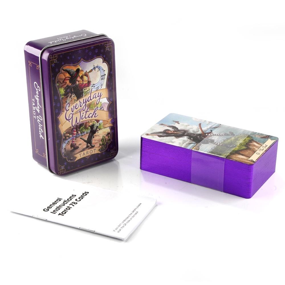 Tarot Cards Deck With Guidebook - 10.3*6 سنتيمتر التارو الساحرة اليومية في
