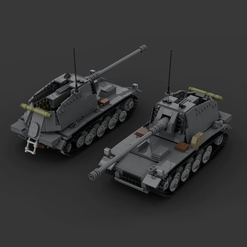 نموذج مدمر الدبابات الثقيلة ال - مراجعة Lego Compatible Military Tank وسعره