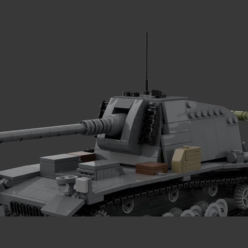 نموذج مدمر الدبابات الثقيلة ال - مراجعة Lego Compatible Military Tank وسعره