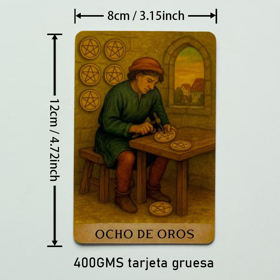 سطح التارو الإسباني، بطاقات ال - مراجعة Tarot Cards Deck With Guidebook وسعره