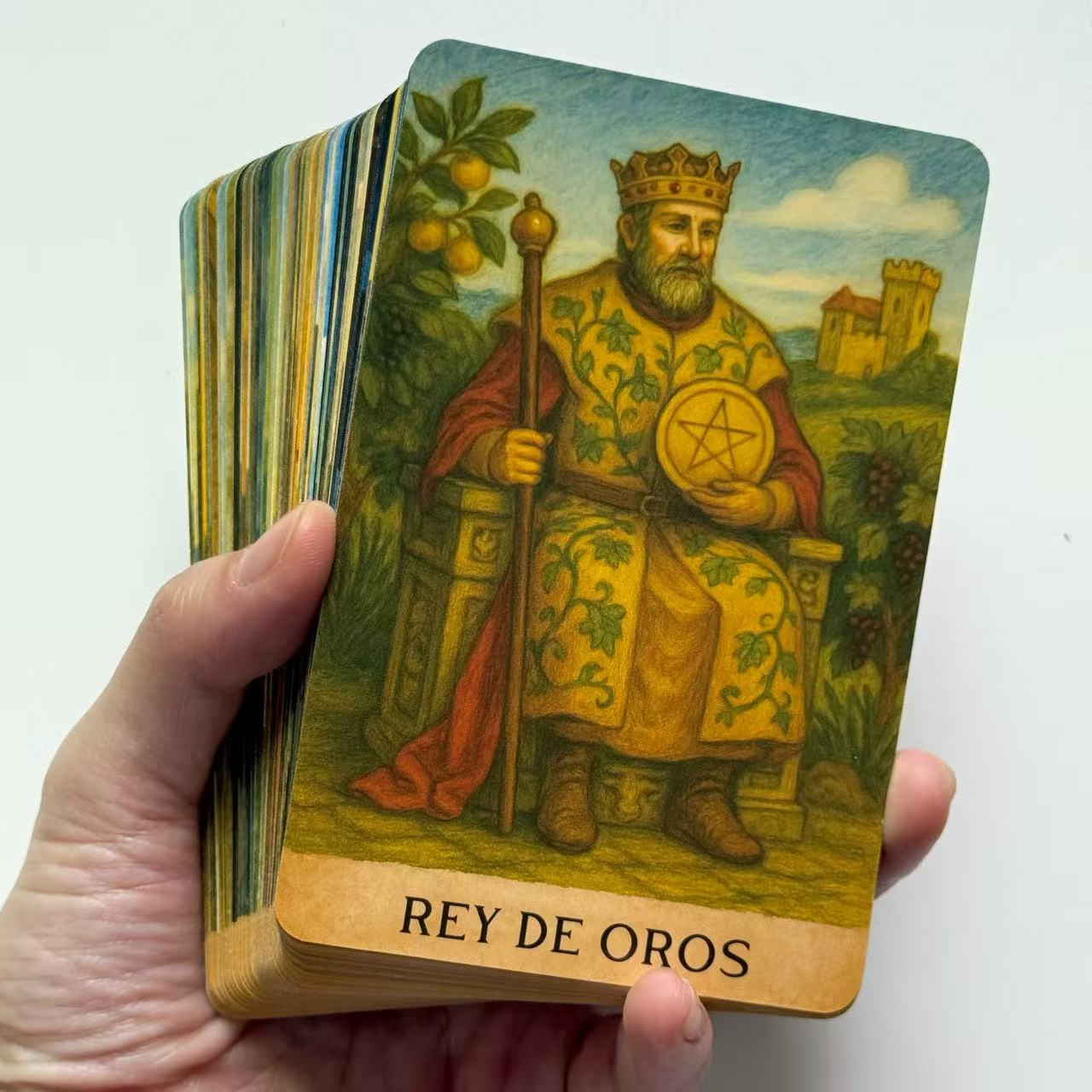 سطح التارو الإسباني، بطاقات ال - مراجعة Tarot Cards Deck With Guidebook وسعره