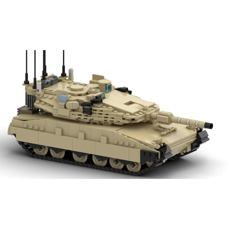 مكعبات بناء دبابة مركفا Mk4، ن - مراجعة Lego Compatible Military Tank وسعره