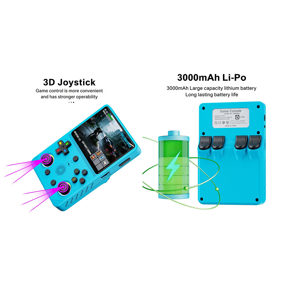 جهاز ألعاب محمول RG36MAX، جهاز - مراجعة Retro Handheld Game Console R36S وسعره